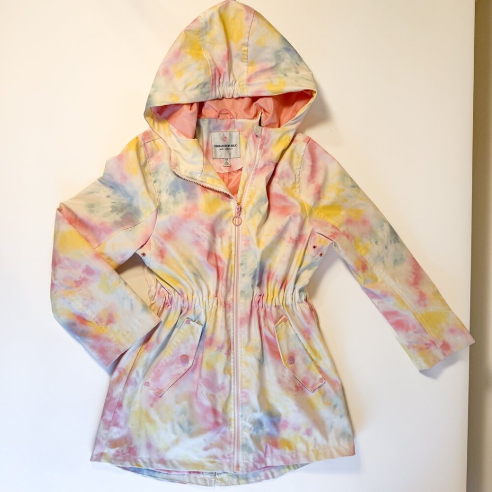 Urban Republic Tie Dye Raincoat, fully lined - Size L 14/16